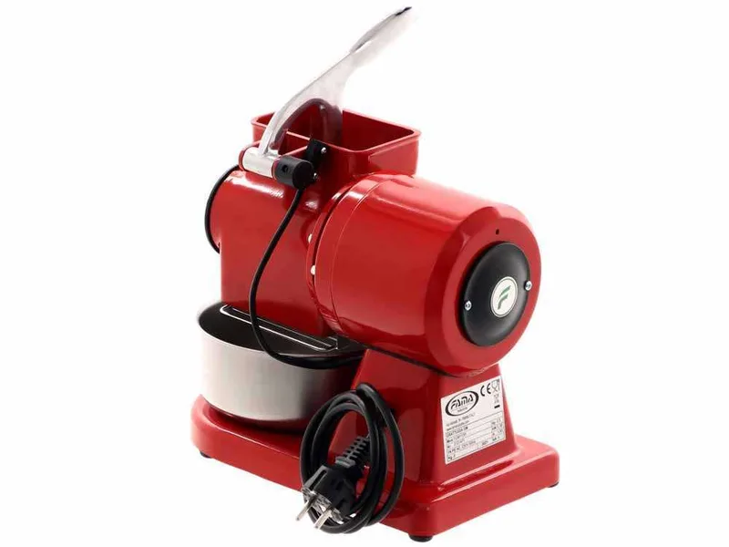 Fama mignon gm - Râpe électrique - Corps en aluminium poli - 0.5 CV - Rouge