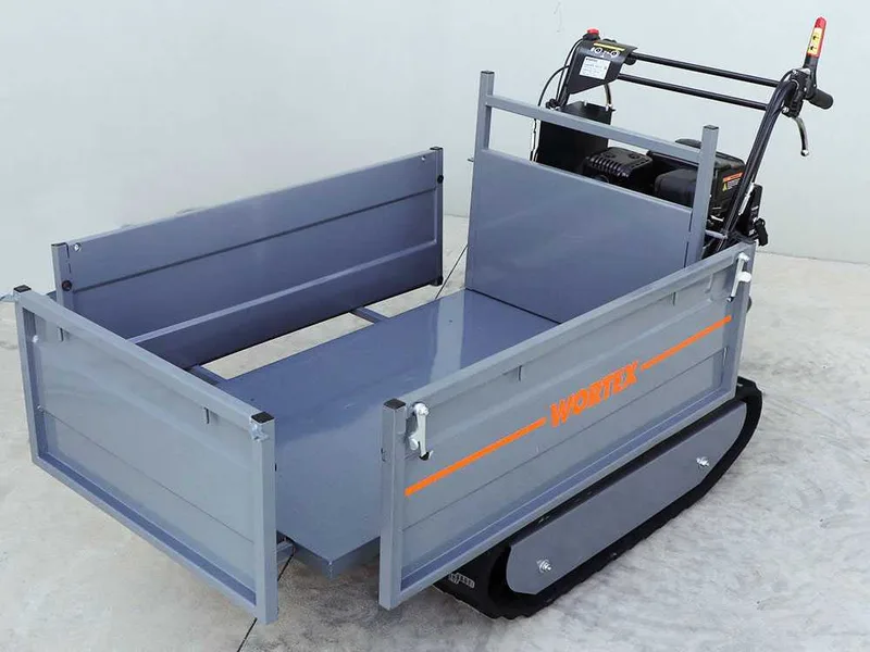 Brouette motorisée à chenilles Wortex SFL 500-E - Caisson 500 Kg - Démarrage électrique