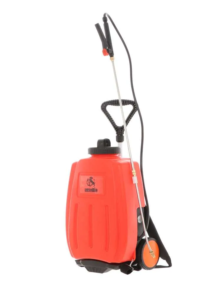 Pompe de pulvérisation à dos sur chariot Ausonia 16L - batterie 12V/10Ah