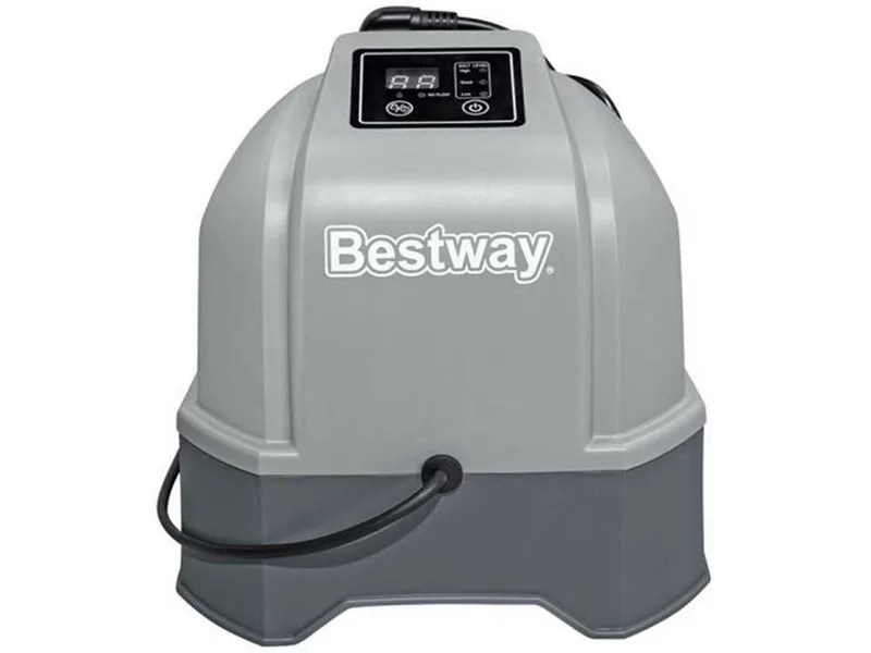 Électrolyseur d'eau salée Hydrogenic Bestway - Débit d'eau min. 1 249 L/H - Capacité max. 26 498 L