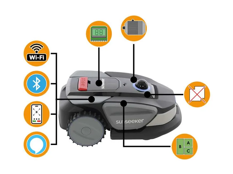 Sunseeker S4 - Robot tondeuse - Sans installation