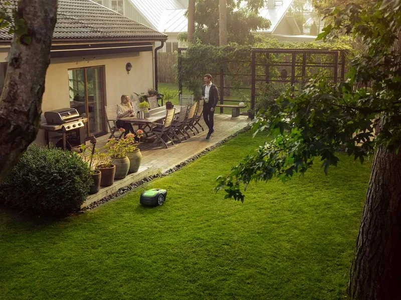 Greenworks OPTIMOW S - Robot tondeuse - Avec fil périphérique