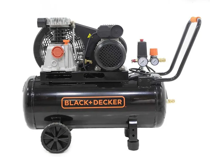 Black & Decker BD 220/100 2M - Compresseur d'air électrique monophasé à courroie - Moteur 2 CV - 100 L