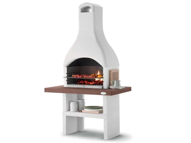 Palazzetti Oslo 2 - Barbecue à bois et charbon en maçonnerie