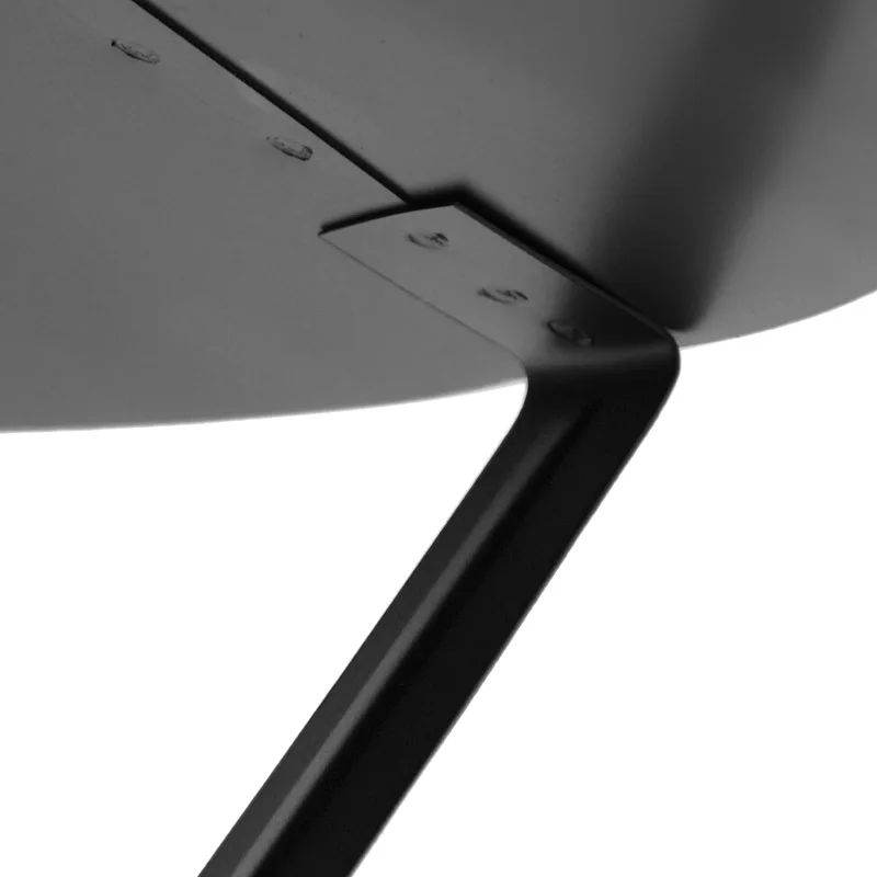 Raik Basic chapeau de pluie FAL 180mm EW noir pour tuyau de fumée / conduit de fumée