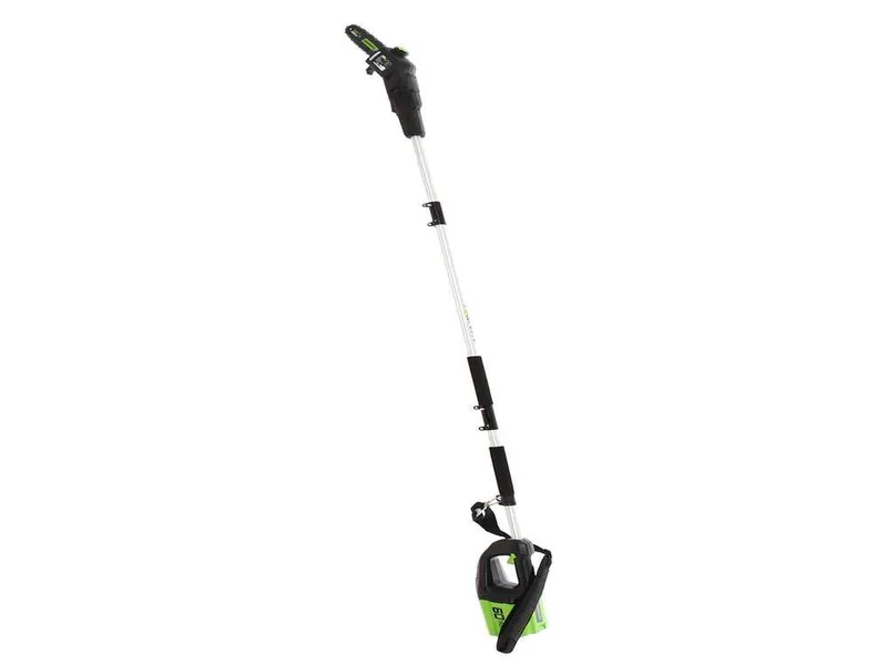 Greenworks GD60PS - Élagueuse sur perche à batterie Greenworks GD60PS 60V - À dos sur perche télescopique