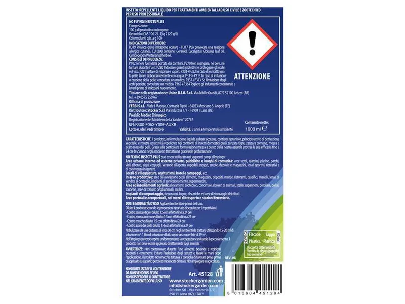 Nebuzan répulsif anti-moustique 1L PMC