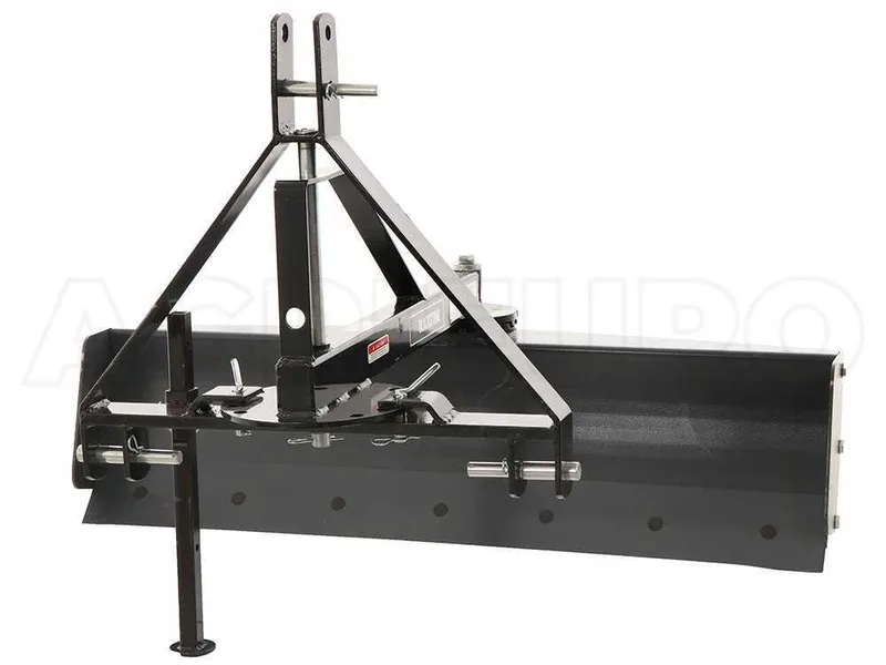 Lame niveleuse pour tracteur Blackstone B-GB 140 à rotaton simple 360° et bras orientable