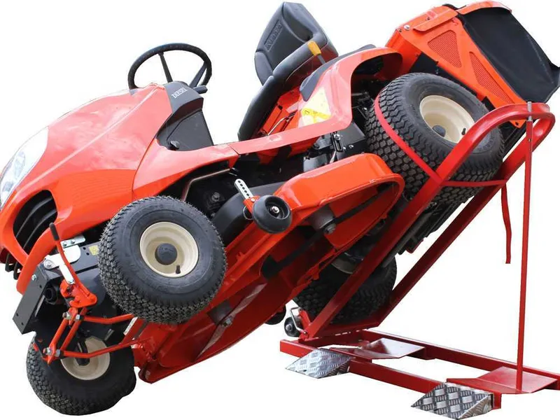 Lève tondeuse professionnel pour autoportée, élévateur pour maintenance - max 500 kg