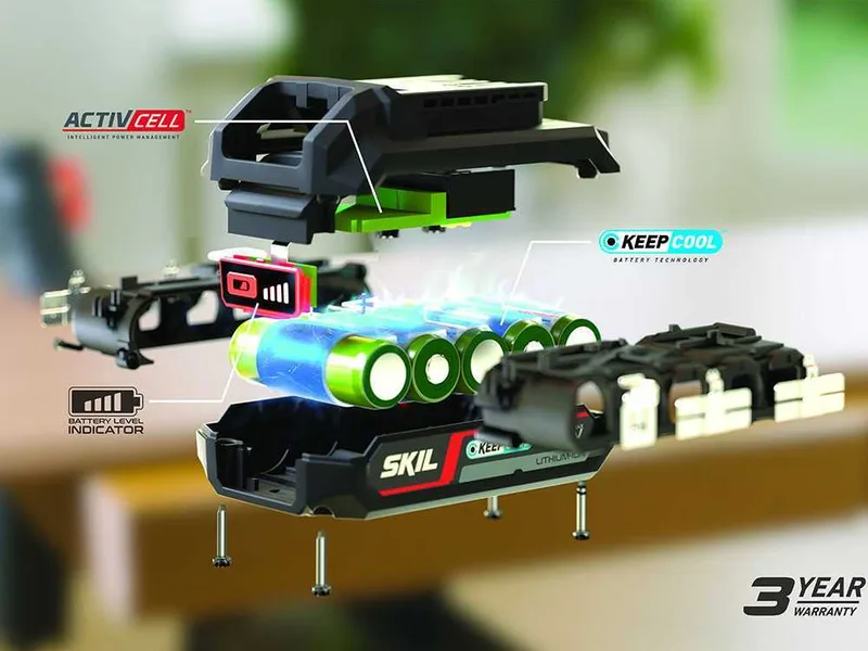 SKIL 3100AA - Starter kit - batterie 20V/2.5ah et chargeur de batterie standard