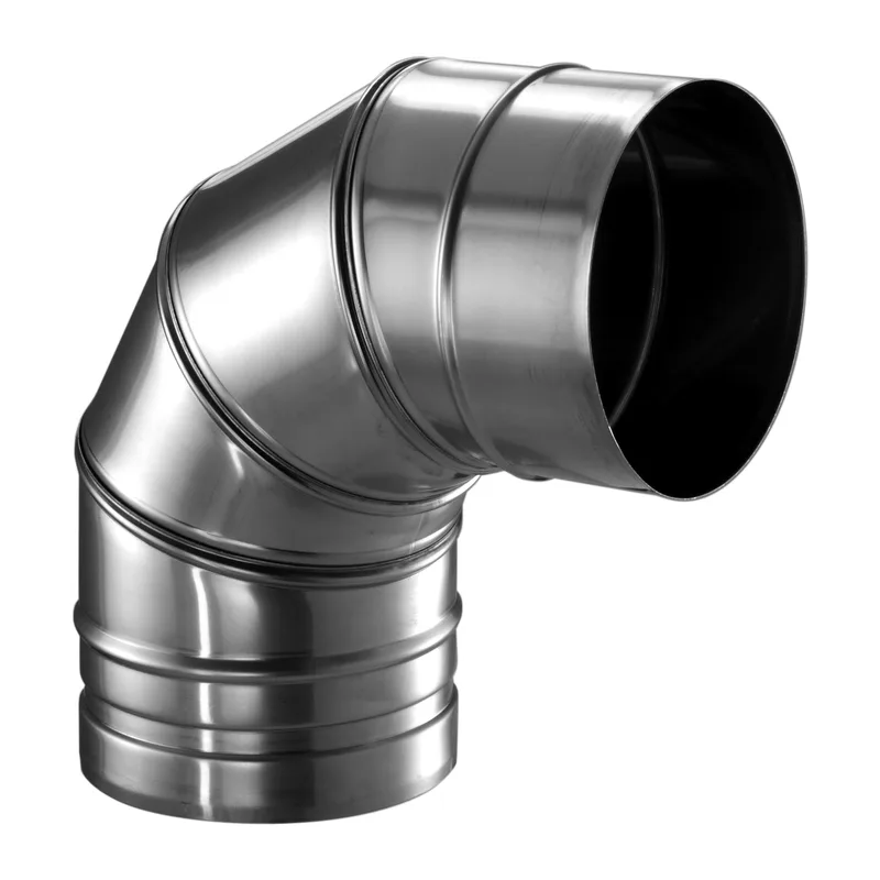 Schiedel PRIMA PLUS coude 0-90° orientable Ø180 mm simple paroi mat
