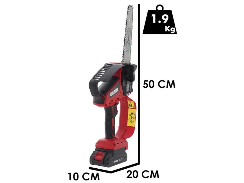 GeoTech X-Line PS-20V - Élagueuse sur batterie - 20 V