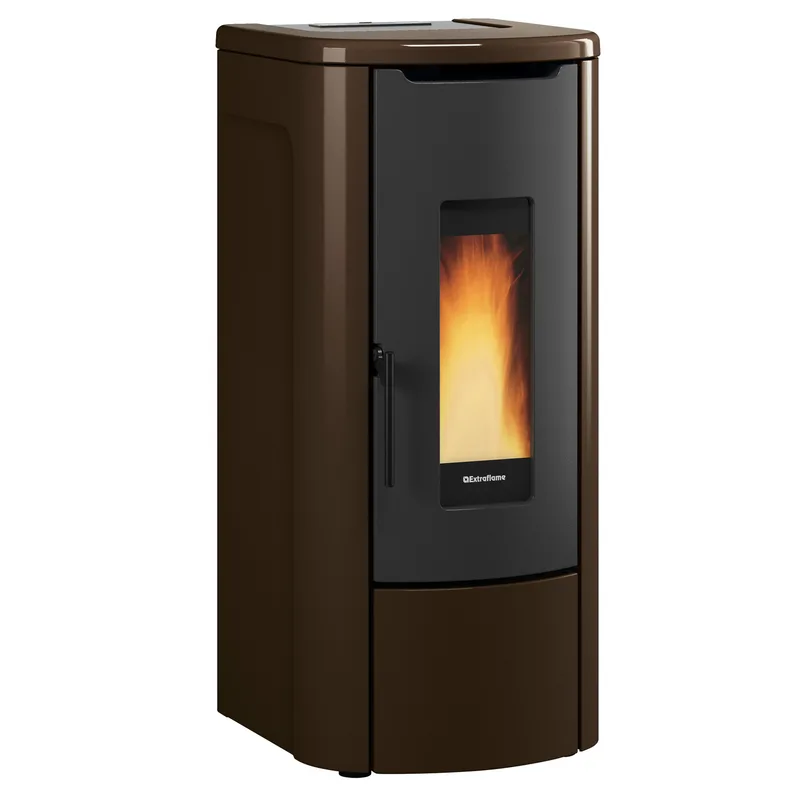 Extraflame Evolution Line Rosanna Idro Poêle à granulés bouilleur Acier Bronze