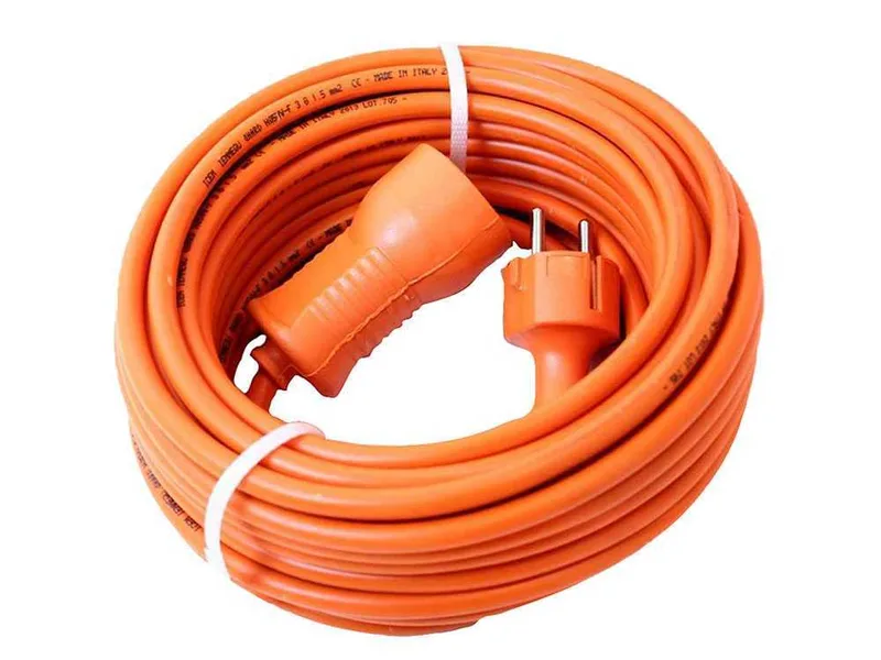 Câble électrique de 15m 3 fils de cuivre de 1,5mm de section
