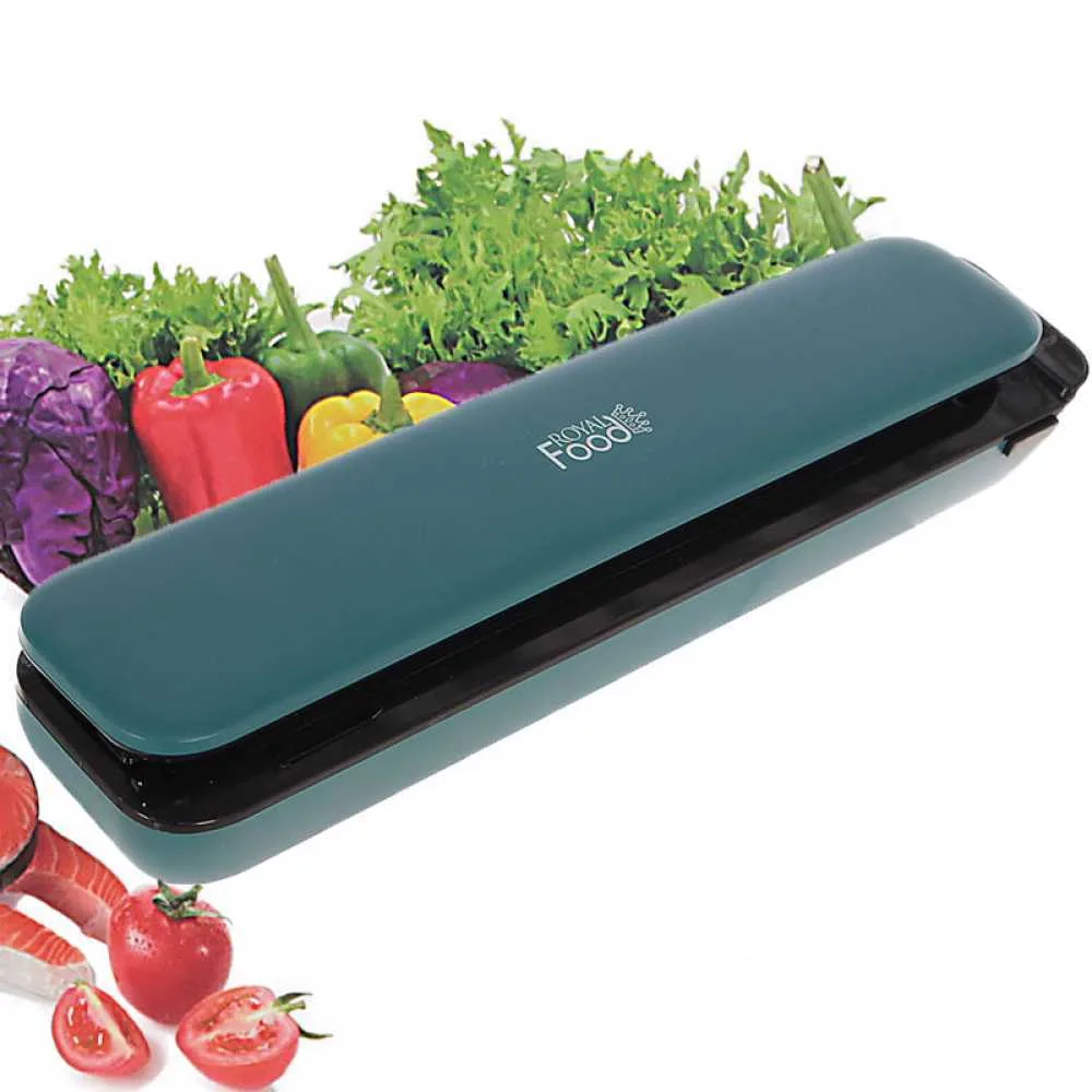 Royal Food VS30E Extra Slim Green - Machine sous vide automatique - Barre de soudure de 37 cm