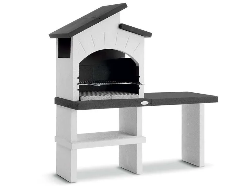 Palazzetti Ravello - Barbecue à bois et charbon en maçonnerie