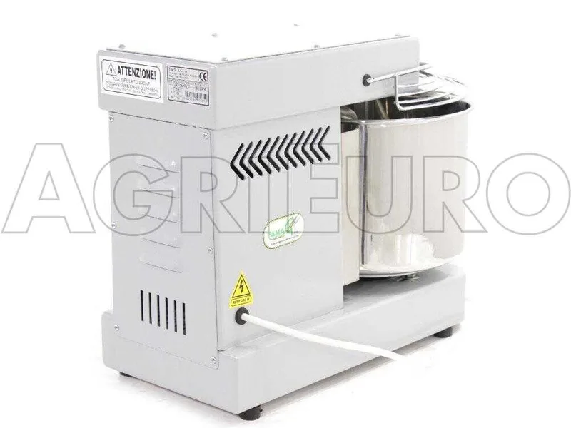 Pétrin à spirale Famag IM 8. 10 vitesses avec moteur électrique - 8 KG - Gris