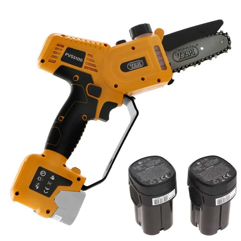 Élagueuse à batterie manuelle Volpi Predator PVS5100 - 2x 14.4V 2.5Ah