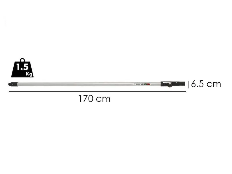 TECNOVIR - Perche télescopique pneumatique 170-320 cm