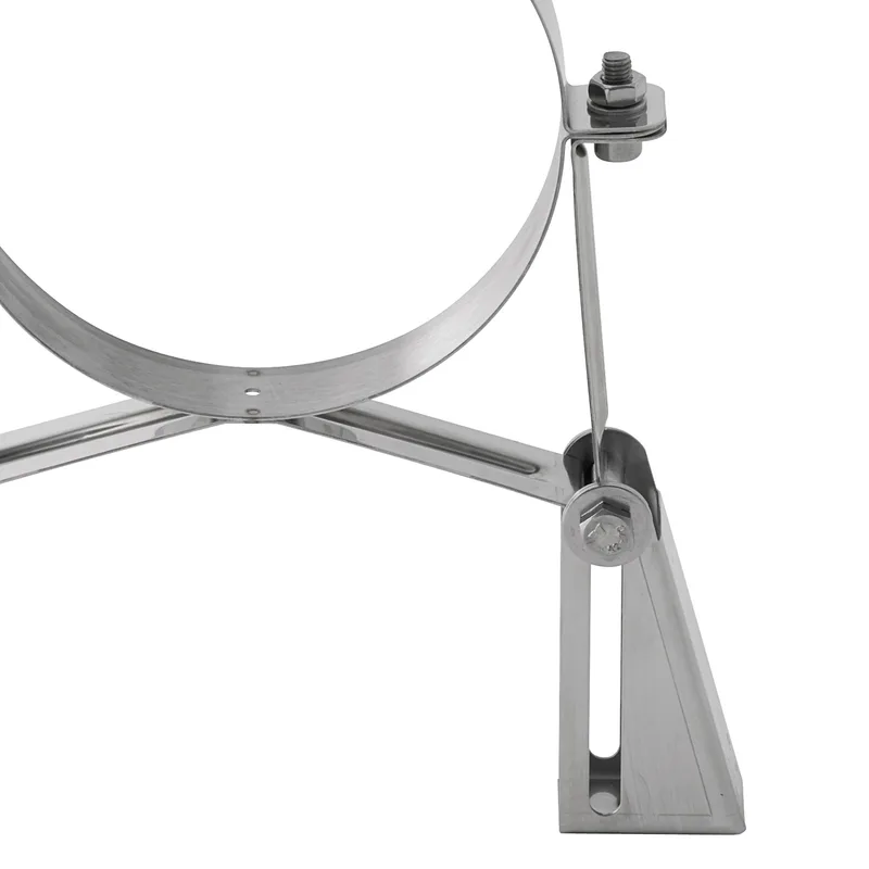 Opsinox conduit de cheminée en acier inoxydable 130 mm support mural version robuste SSL