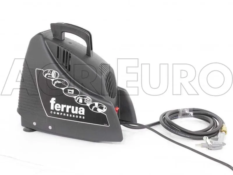 Ferrua Family - Compresseur d'air électrique portatif, oil-less - Moteur 1,5 CV