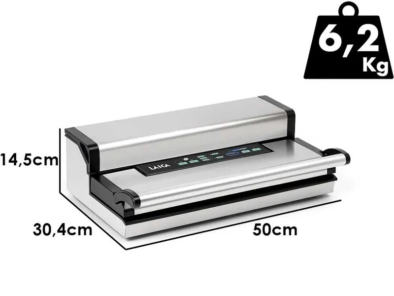 Laica VT3250 - Machine sous vide - Double barre de soudure de 40 cm