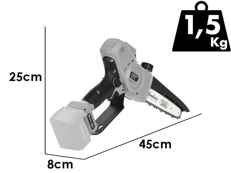 Volpi KVS6000 - Élagueuse sur batterie - 21,6 V - sans batteries ni chargeur