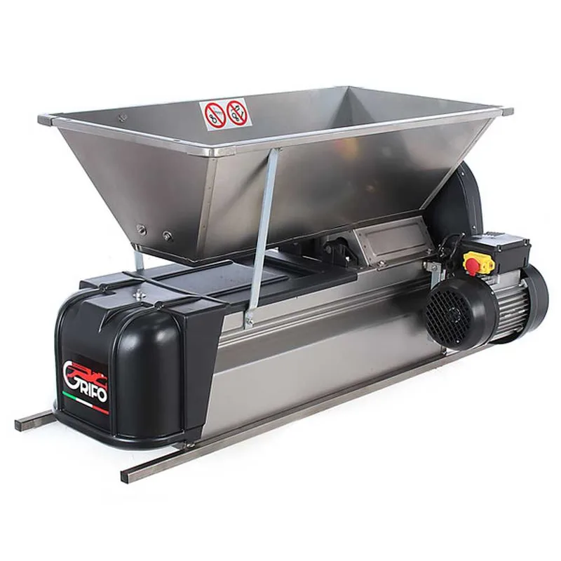 Grifo DMCI.18 - Fouloir-Egrappoir électrique en acier INOX - Avec protections incluses