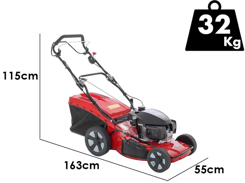 Marina Systems AGRI 55 SH 3V ZHW - Tondeuse à gazon thermique tractée - Moteur Honda GCVX200