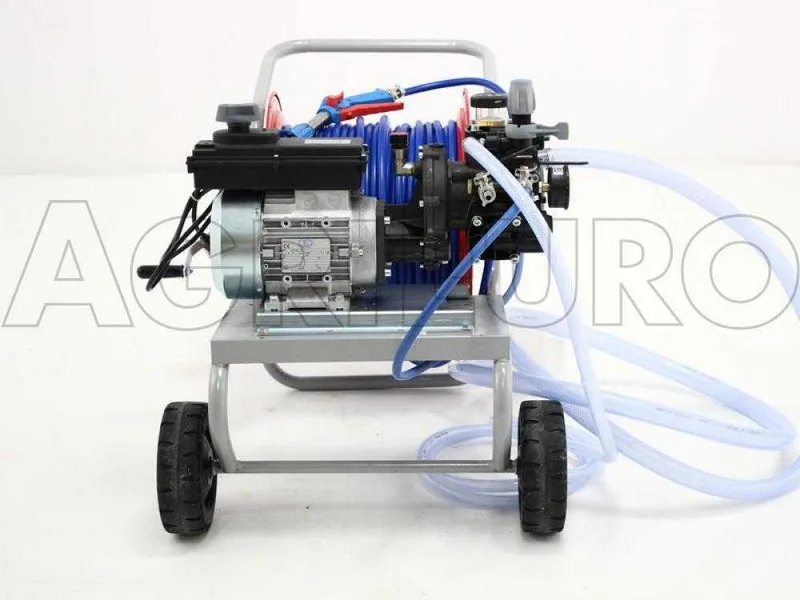 Groupe motopompe de pulvérisation électrique Comet APS 31 moteur électrique et chariot