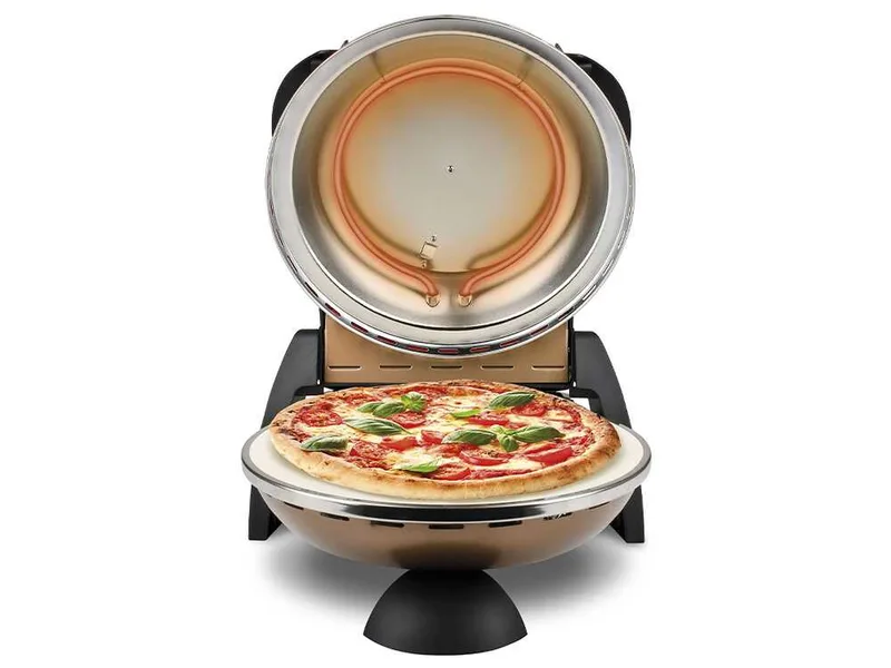 G3 Ferrari Delizia Bronze - Four à pizza électrique - Pierre réfractaire