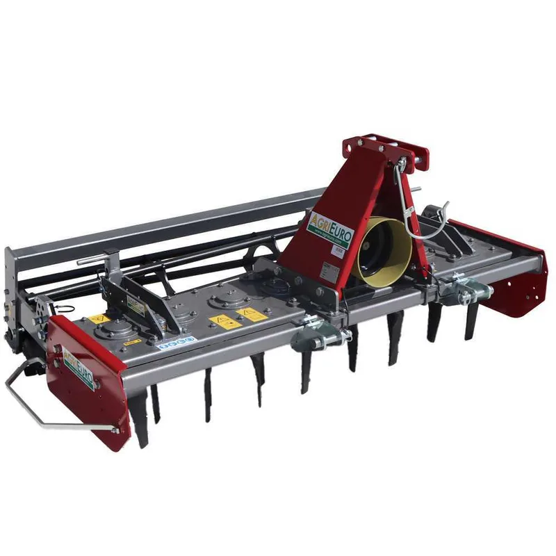 Herse rotative RF170 - largeur de travail 170 cm -16 lames Série légère - Rouleau à cage