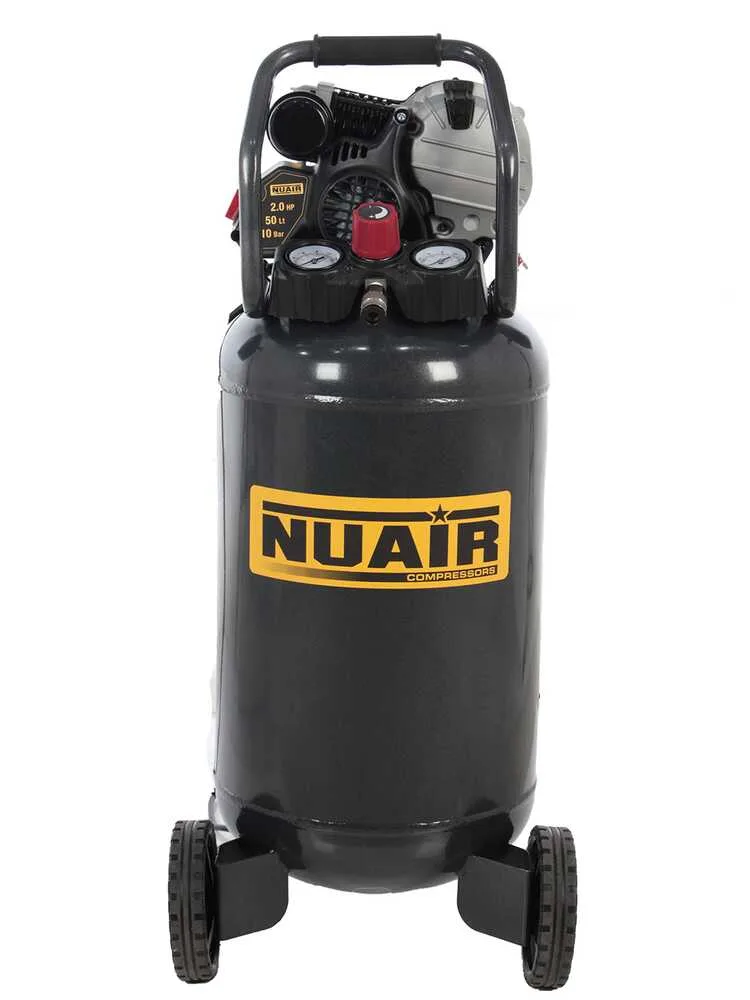 Nuair FU 227/10/50V - Compresseur d'air électrique portatif monophasé - Moteur 2 CV - 50 L