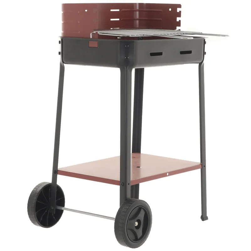 Mille Flavia c/r 45 - Barbecue à charbon en fer artisanal - 45,5x29,5 cm