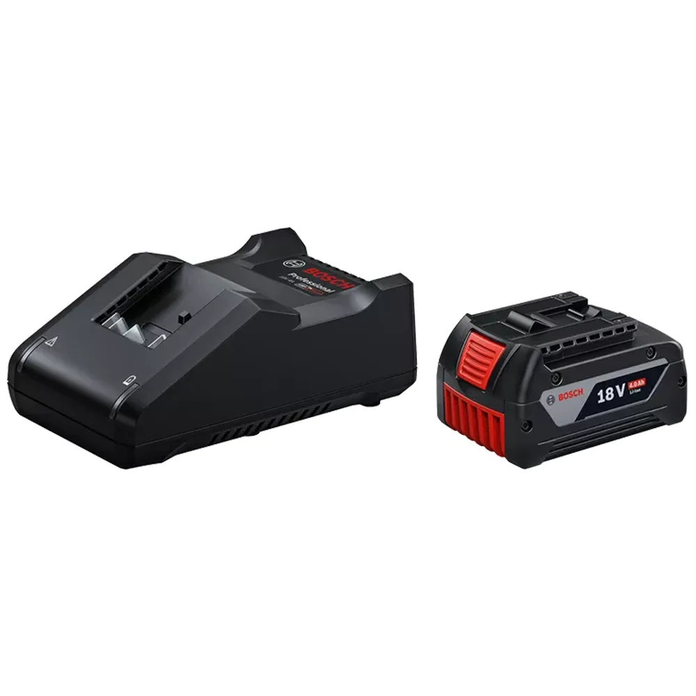 Bosch - Kit BASIC GAL 18V-40 pour la gamme Blue Professional - Avec une batterie de 4,0 Ah et un chargeur