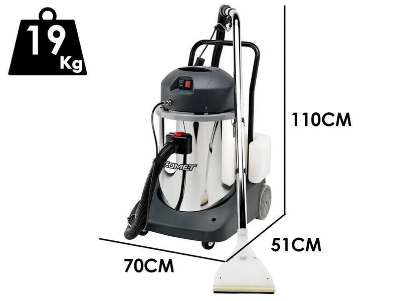 Comet CVC 150 XH - Nettoyeur Injecteur extracteur professionnel pour moquettes - Aspirateur pour eau et poussière