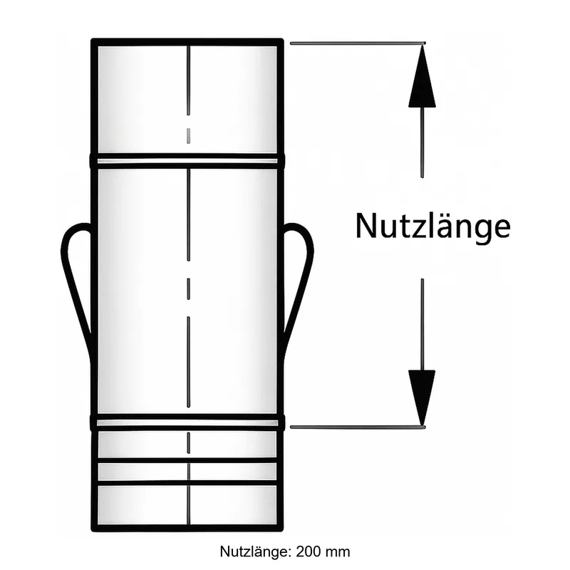Schiedel PRIMA PLUS élément de purge 250mm Ø130 mm simple paroi mat