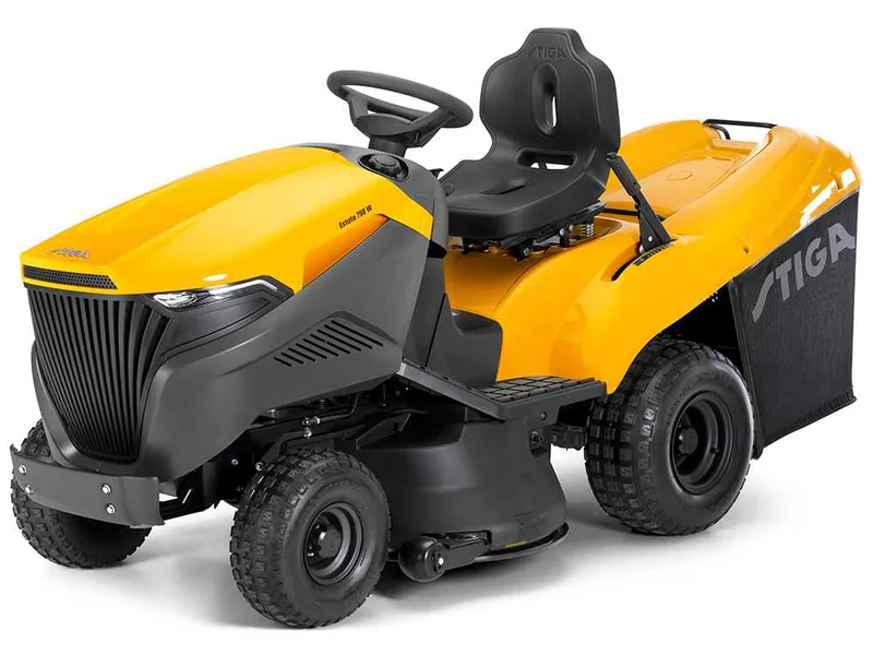 Stiga Estate 798 W - Tracteur tondeuse - Transmission hydrostatique - Bac de ramassage - Mulching
