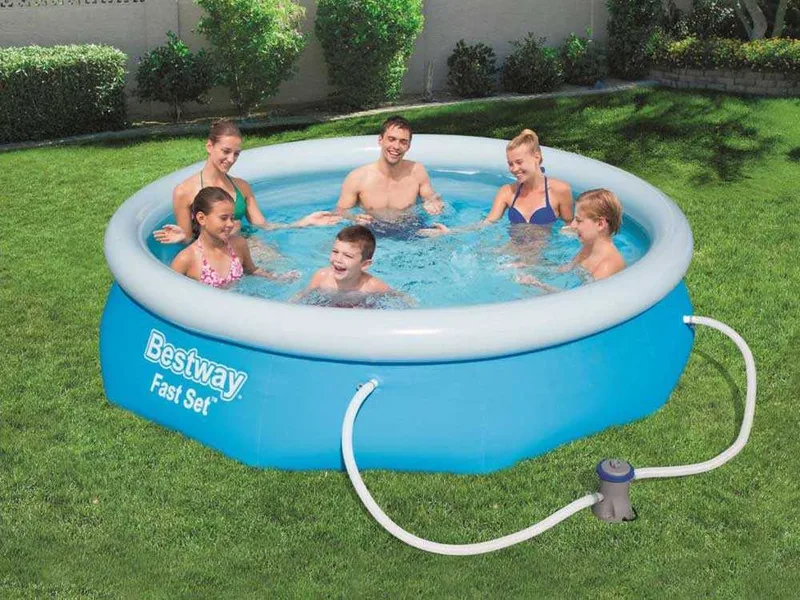 Bestway FAST Set 57270 - Piscine gonflable + Pompe de filtration 16 W