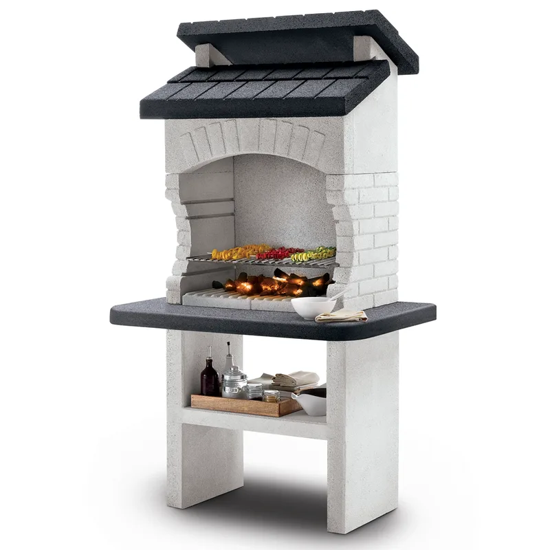 Palazzetti Olbia 2 - Barbecue en maçonnerie à bois et charbon