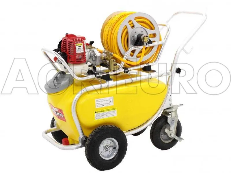 Pompe agricole thermique sur chariot GeoTech SP 550 2S ALU - moteur 2 temps à mélange