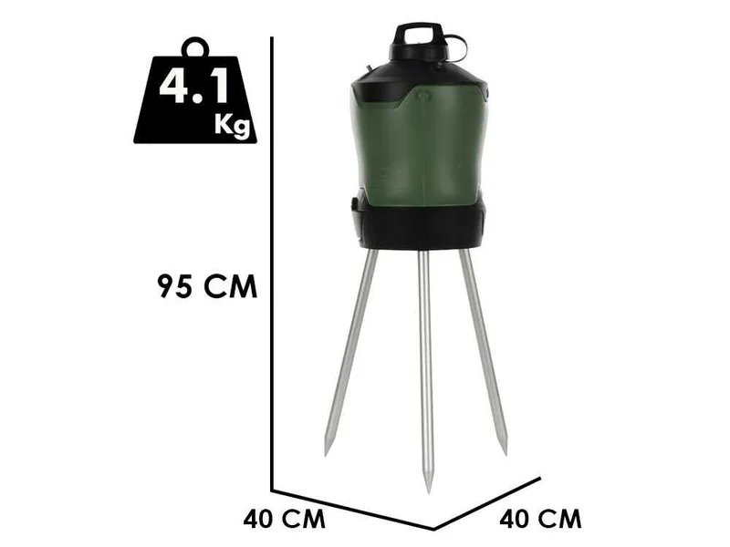 Stocker Geyser 12L - Nébuliseur anti-moustiques de jardin à batterie - 12 Litres - 12 V 2.5 Ah