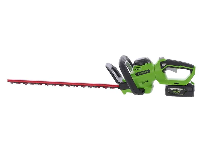 Greenworks G48HT - Taille-haie électrique à batterie 48V/2Ah - Lame de 51 cm