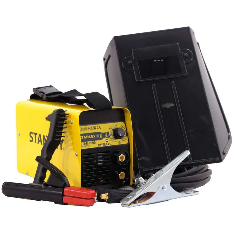 Poste à souder inverter MMA Stanley STAR 7000 - 200A max - 230V - cycle @200A - kit
