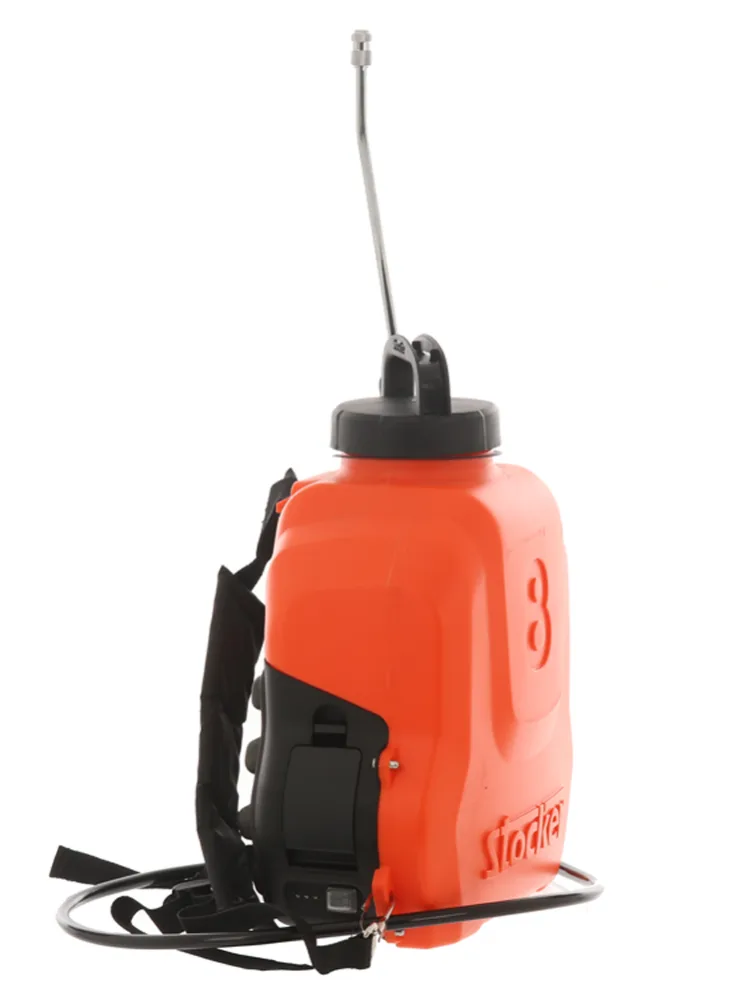 Pompe de pulvérisation à dos Stocker - batterie au Lithium 8 Litres
