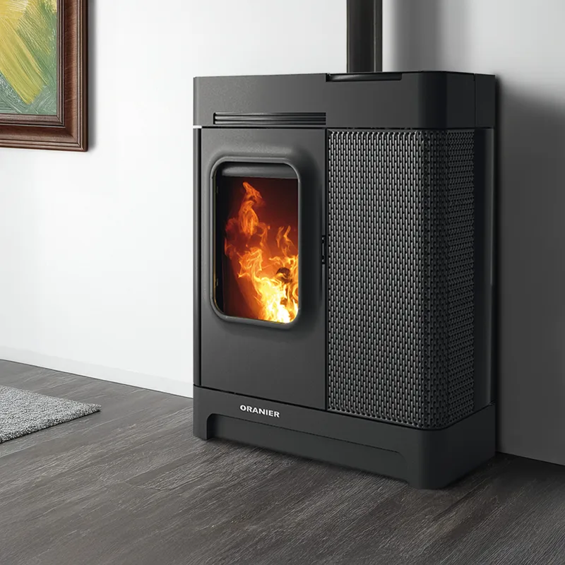 Oranier Calimo XL poêle à granulés acier noir