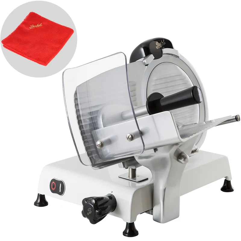 BERKEL Red Line 250 Blanche - Trancheuse avec lame en acier chromé de 250 mm