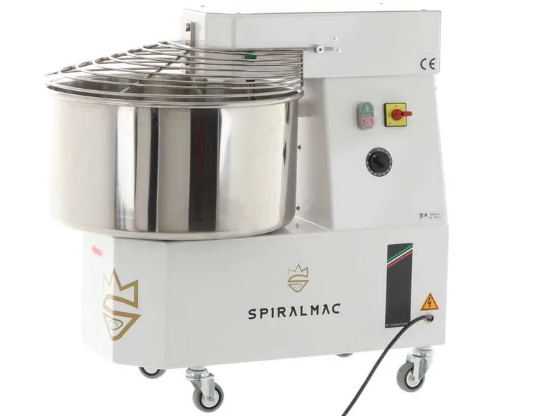 Pétrin à spirale triphasé SPIRALMAC SV44 - Capacité de pâte 44 Kg - 2 CV