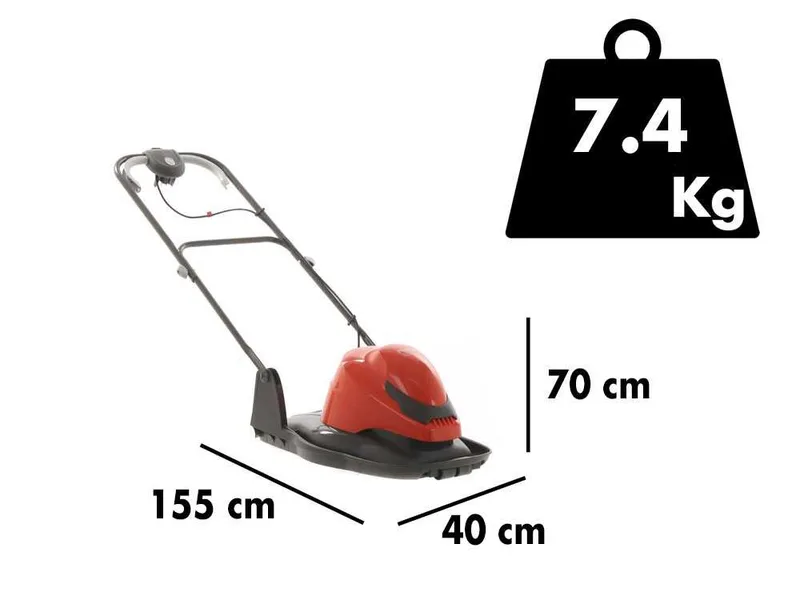 Flymo SimpliGlide 360 - Tondeuse à gazon sur coussin d'air - 1800W - Coupe de 36 cm