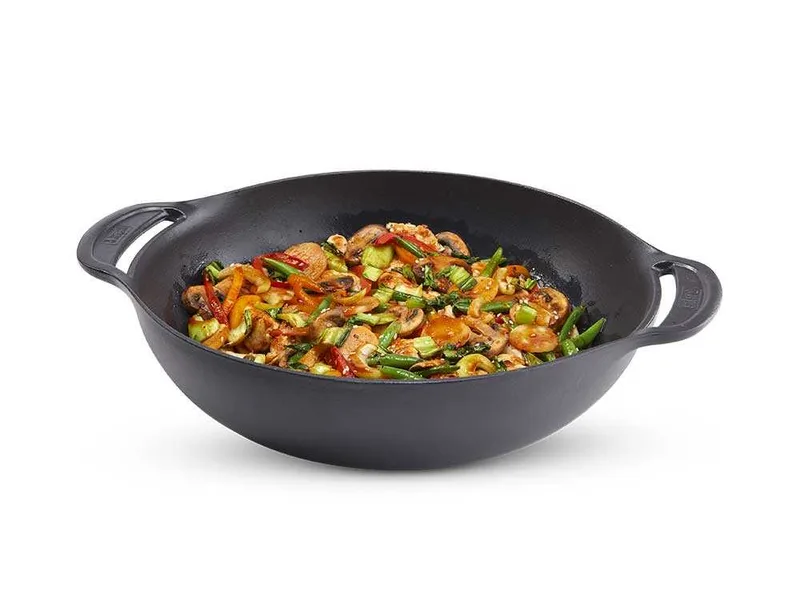 Wok avec panier de cuisson à la vapeur Weber Crafted